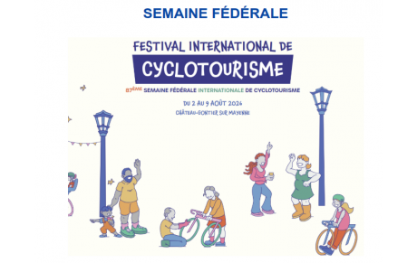 Inscription à la semaine fédérale 2026